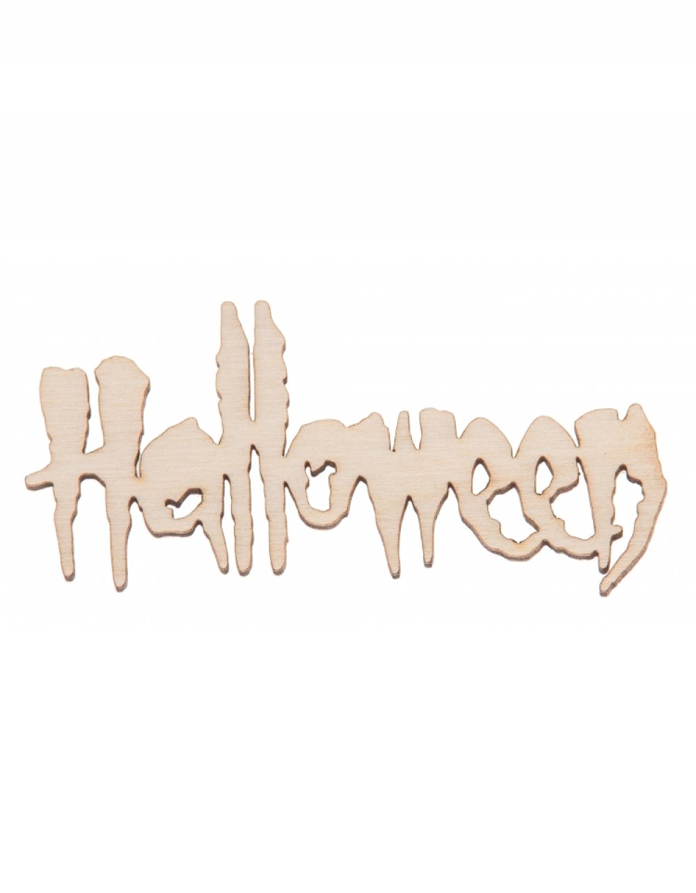 Dřevěná dekorace HALLOWEEN 8x4 cm Dřevěná dekorace HALLOWEEN 8x4 cm