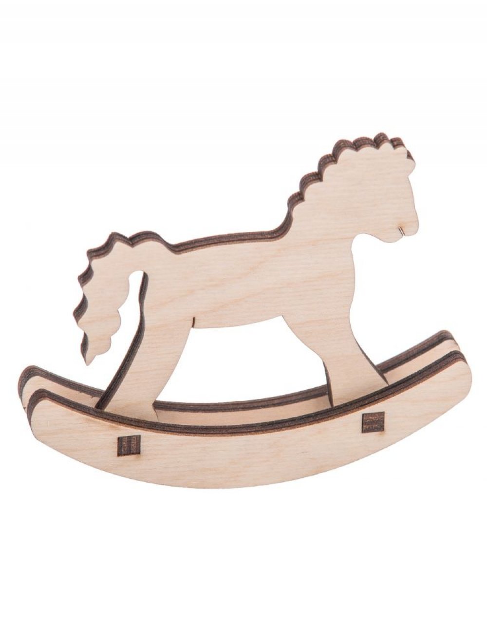 Dřevěná dekorace HOUPACÍ KONÍK 12 cm Dřevěná dekorace HOUPACÍ KONÍK 12 cm