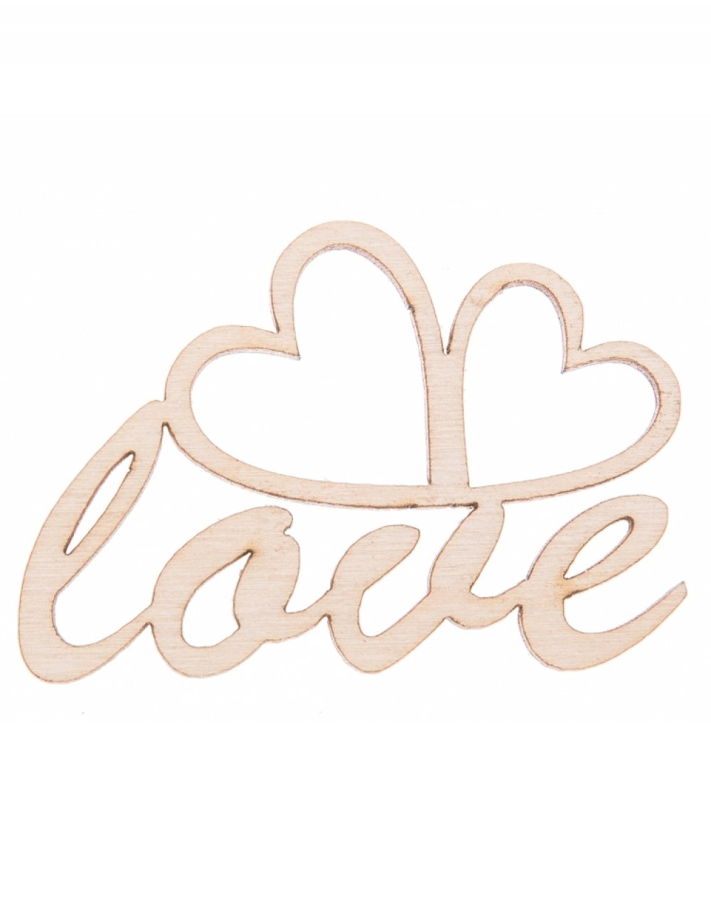 Dřevěná dekorace LOVE 6x4 cm Dřevěná dekorace LOVE 6x4 cm