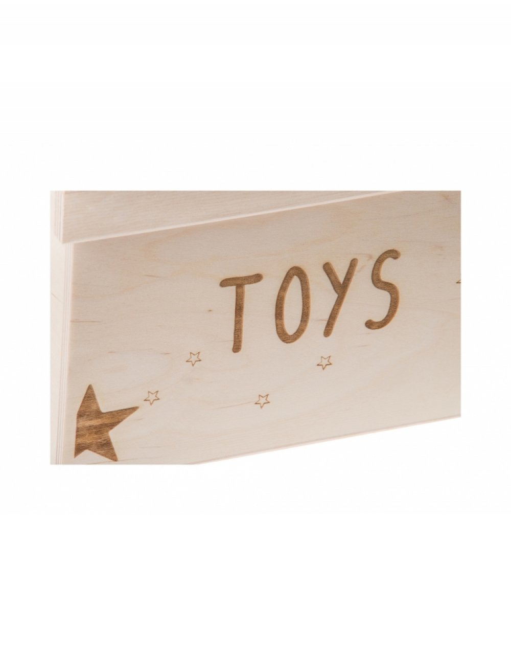 Dřevěný box na hračky TOYS, 20x20x15 cm