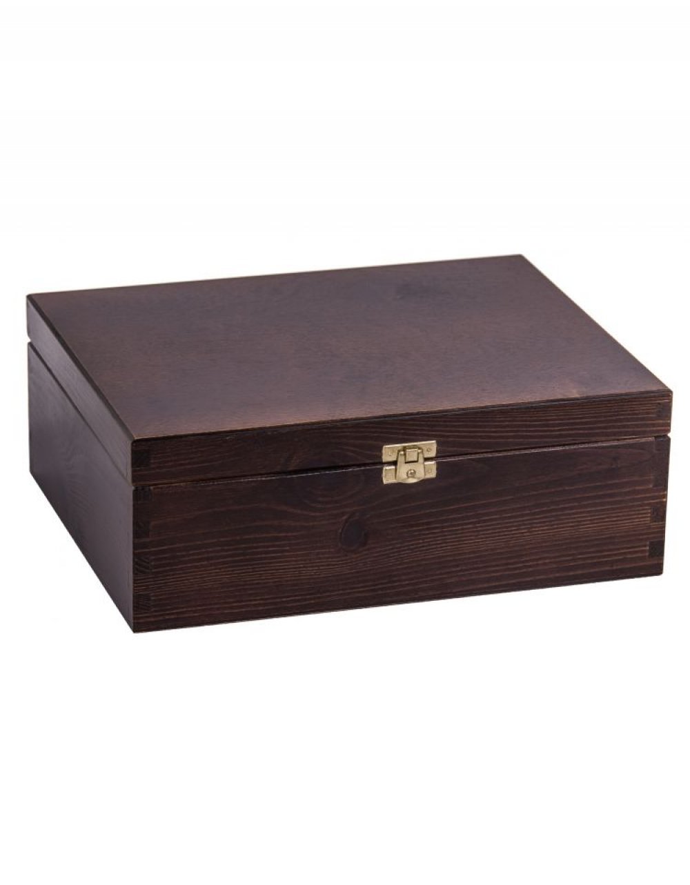Dřevěný dárkový box na alkohol 30x23x11 cm, bronzový