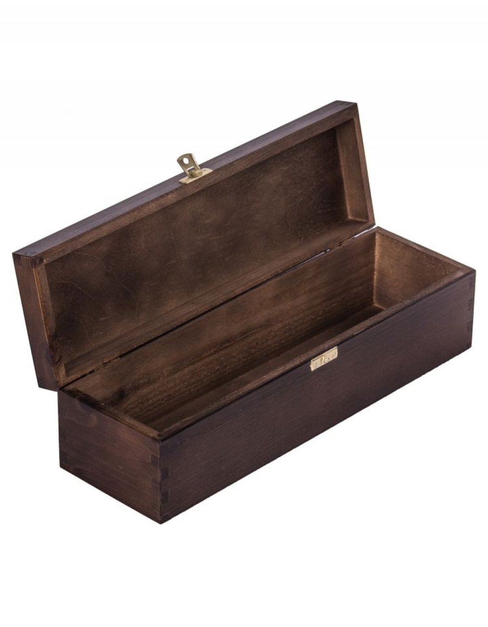 Dřevěný dárkový box na alkohol 36x11x10 cm, barva bronzová