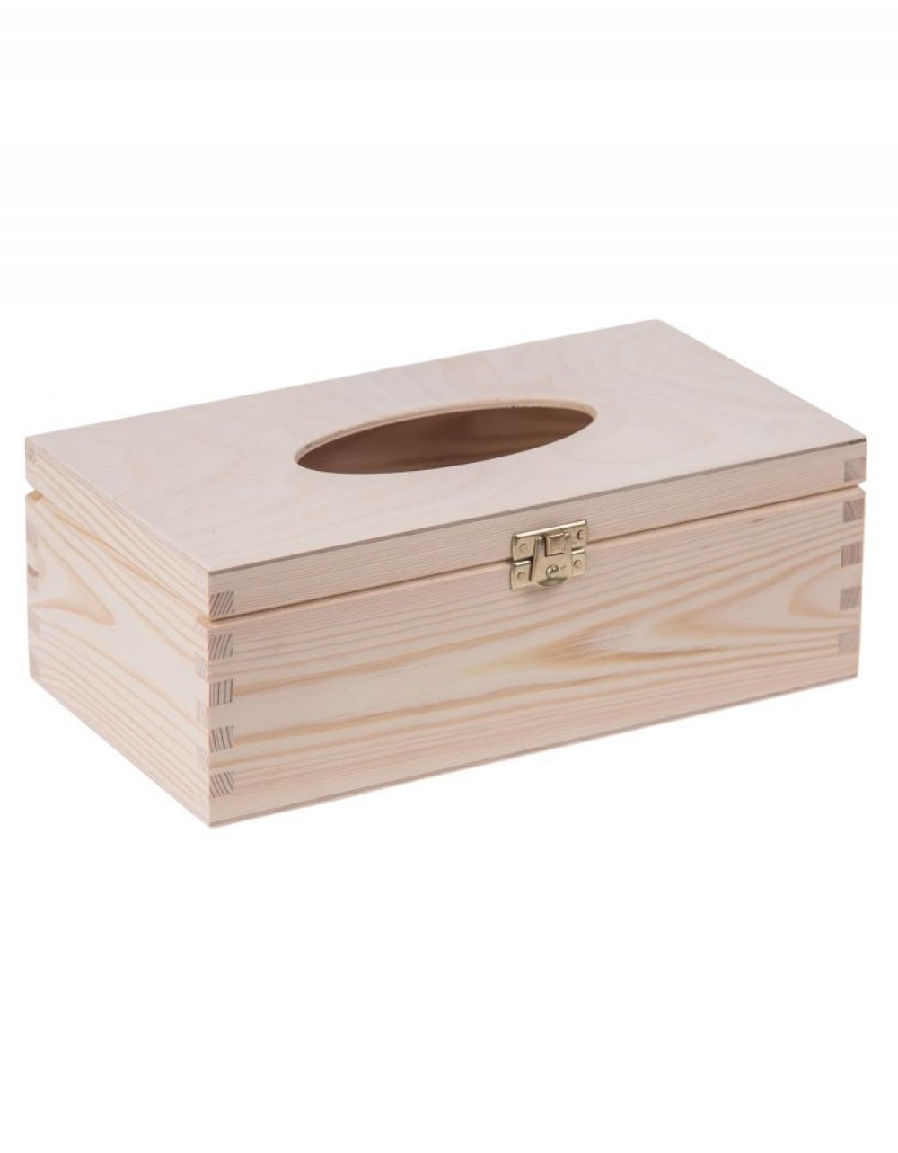 Dřevěný kryt na papírové kapesníky 26x14x8 cm se zapínáním Dřevěný kryt na papírové kapesníky 26x14x8 cm se zapínáním