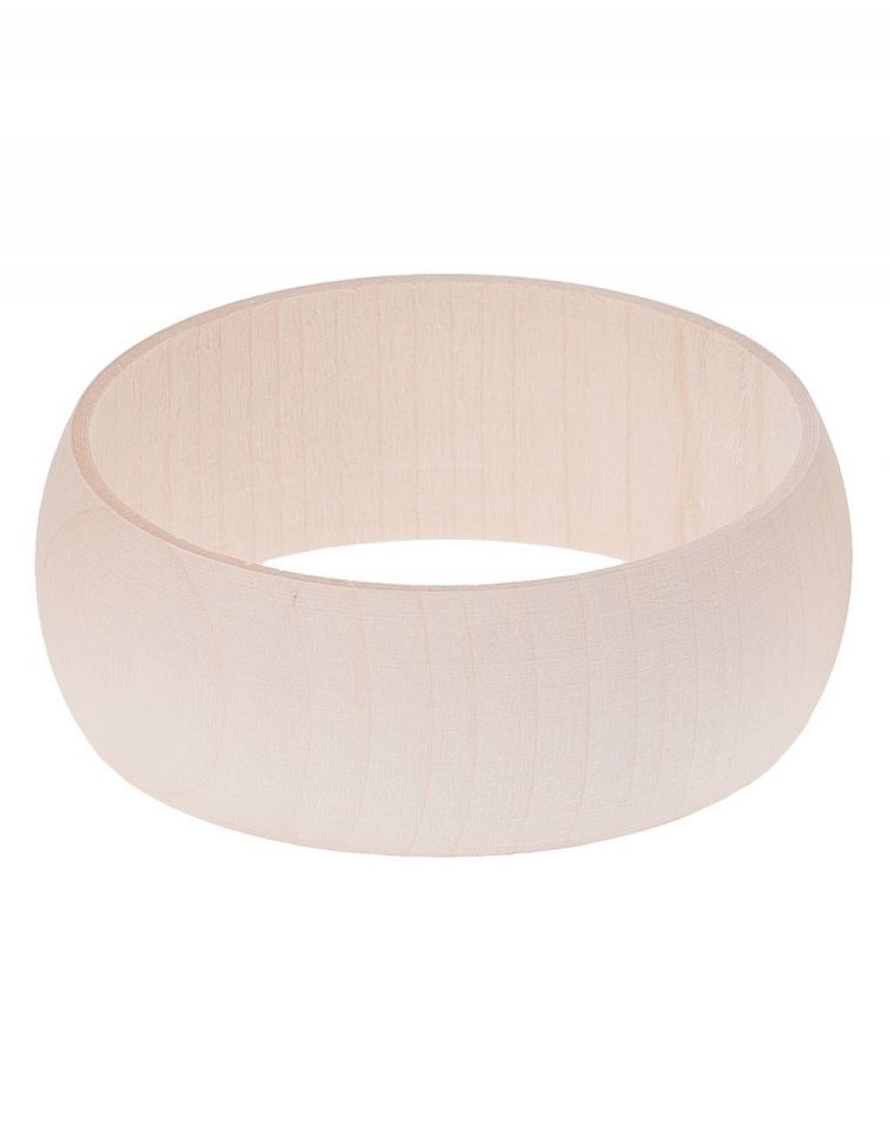 Dřevěný náramek oblý ø7x3 cm, lipové dřevo Dřevěný náramek oblý ø7x3 cm, lipové dřevo
