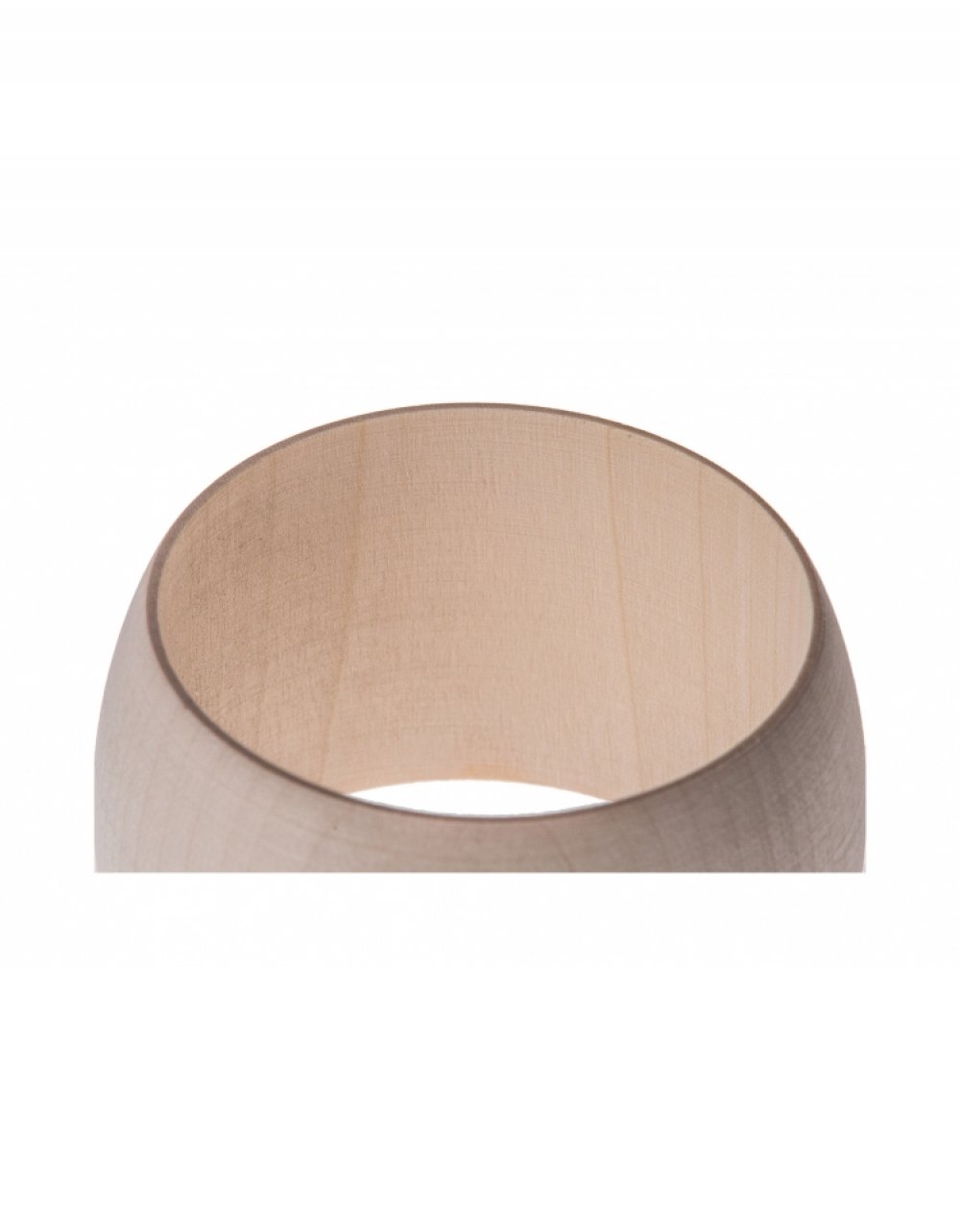 Dřevěný náramek oblý ø7x4 cm, lipové dřevo Dřevěný náramek oblý ø7x4 cm, lipové dřevo