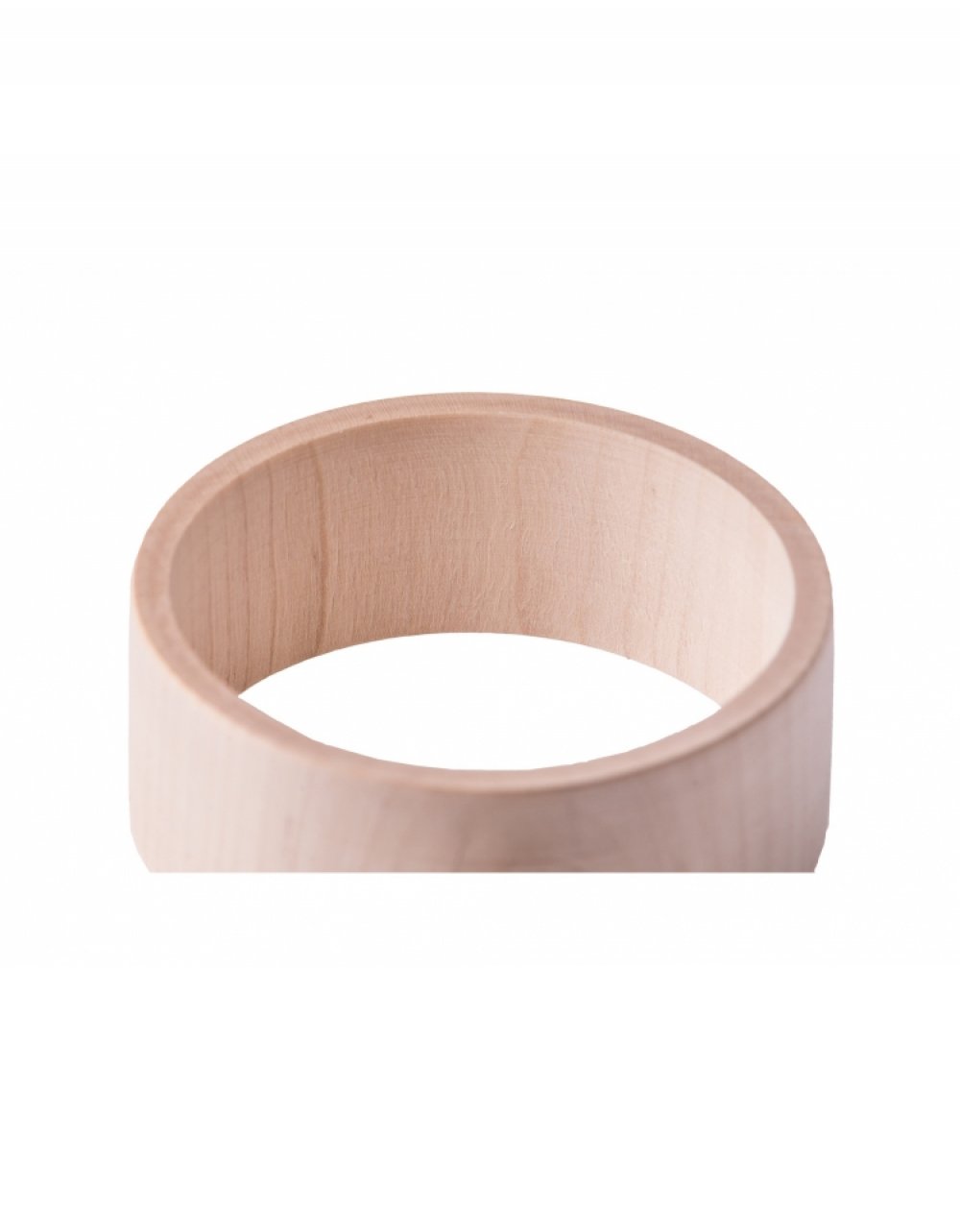 Dřevěný náramek plochý ø8x3 cm, lipové dřevo Dřevěný náramek plochý ø8x3 cm, lipové dřevo