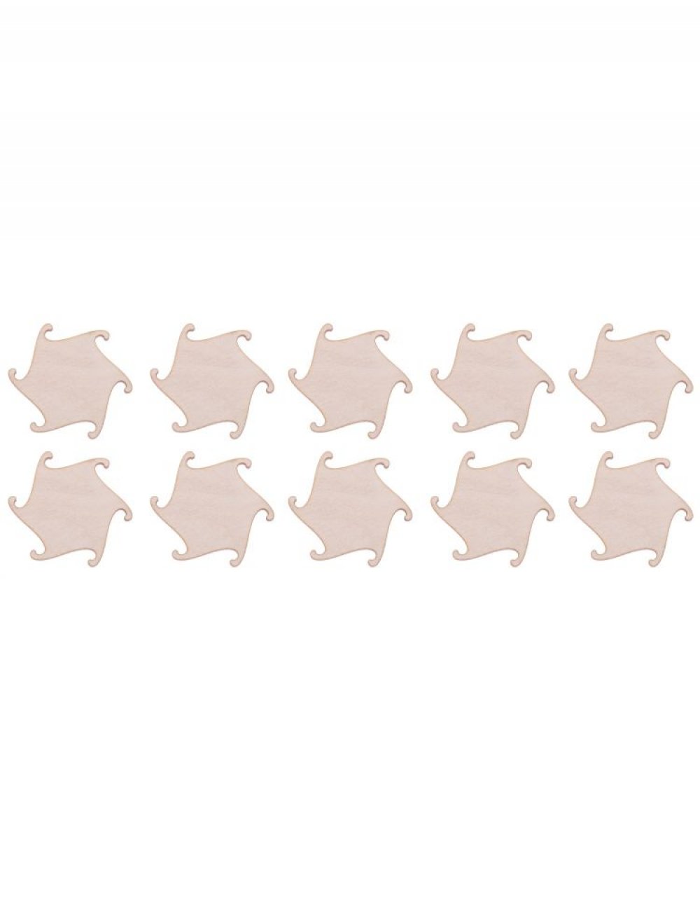 Dřevěný podtácek 6,5x6,5 cm, přírodní Dřevěný podtácek 6,5x6,5 cm, přírodní