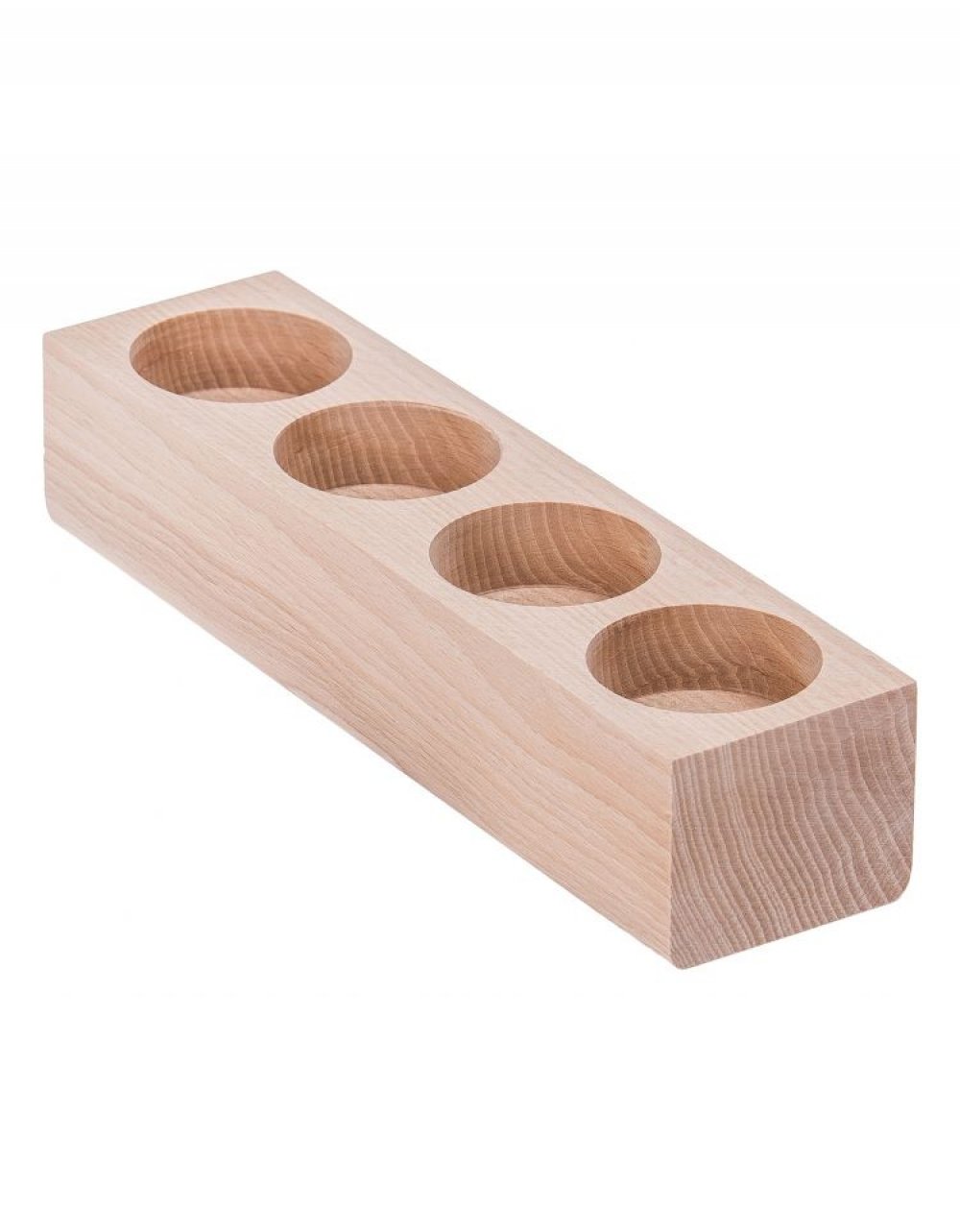 Dřevěný svícen 20x5x3 cm, bukové dřevo Dřevěný svícen 20x5x3 cm, bukové dřevo