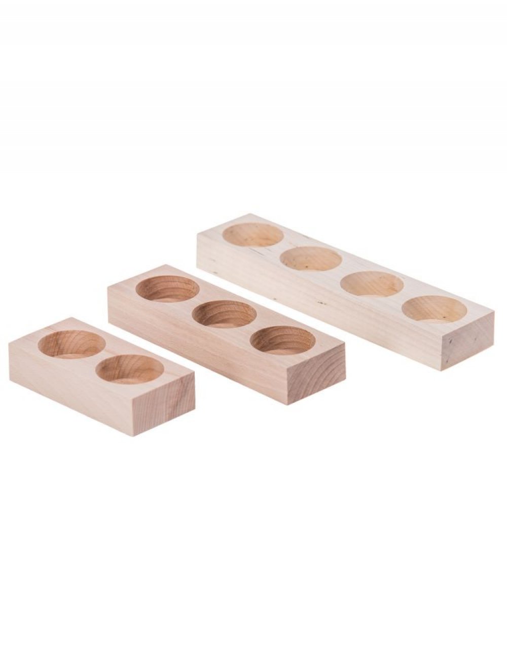Dřevěný svícen 25x5x2 cm, bukové dřevo Dřevěný svícen 25x5x2 cm, bukové dřevo