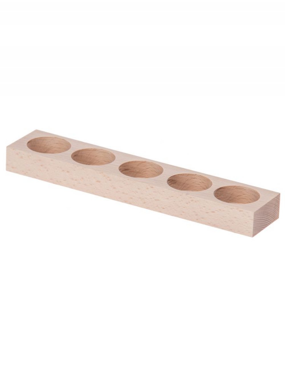 Dřevěný svícen 25x5x2 cm, bukové dřevo Dřevěný svícen 25x5x2 cm, bukové dřevo
