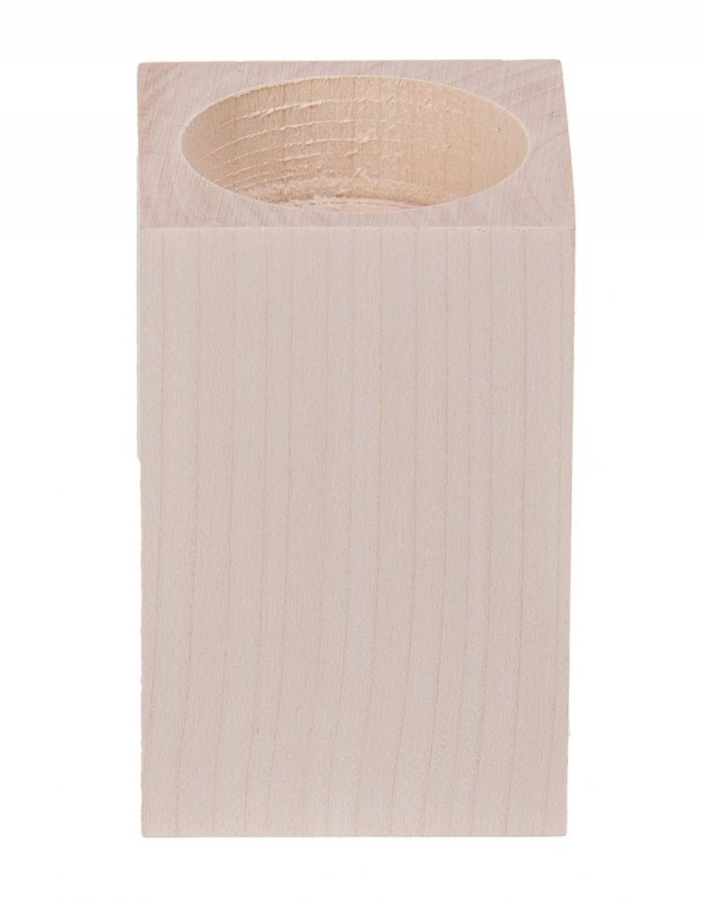 Dřevěný svícen 8 cm, bukové dřevo