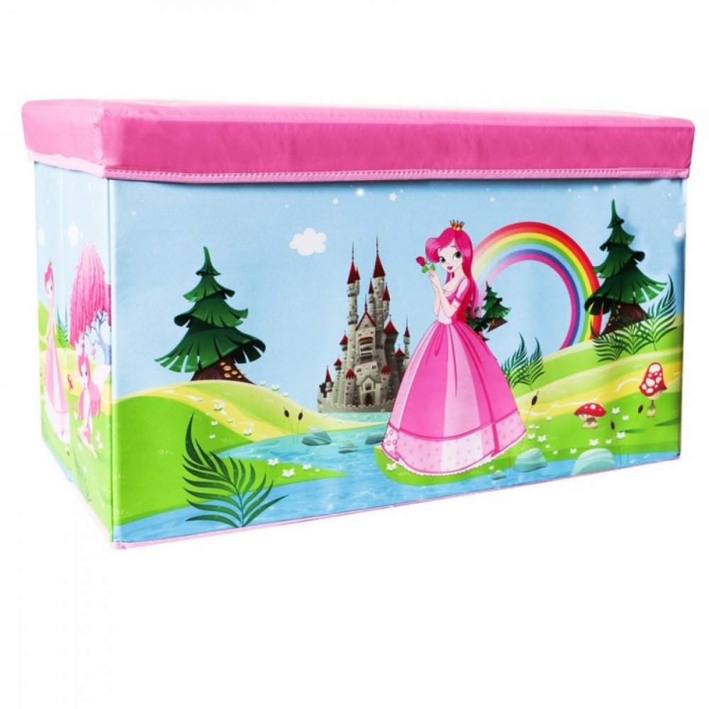 Krabice na hračky, princezna úložný box do dětského pokoje