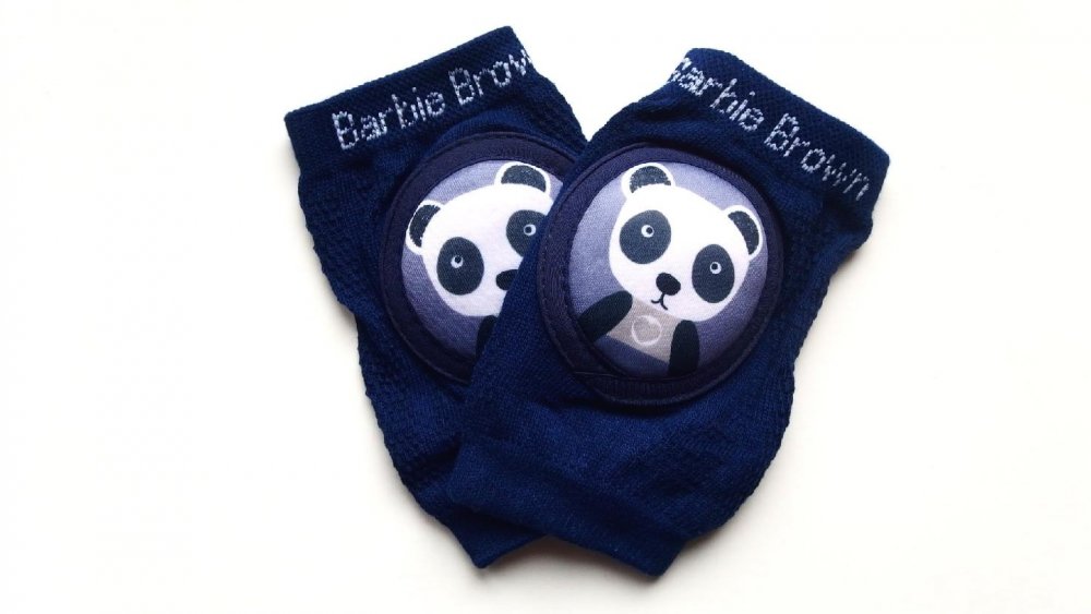 Nákoleníky panda modrá