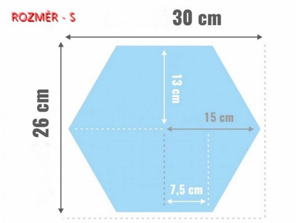 Panel čalouněný Hexagon 3 cm - 02 Panel čalouněný Hexagon 3 cm - 02