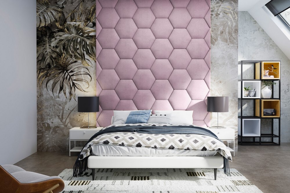 Panel čalouněný Hexagon 5 cm - 13