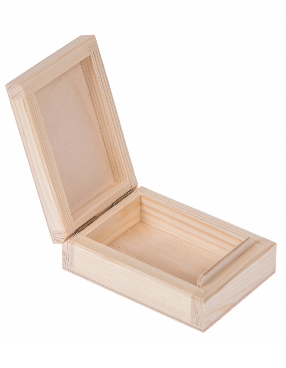 Přírodní dřevěná krabička 11x8x4 cm