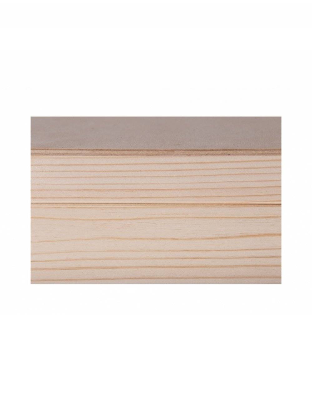 Přírodní dřevěná krabička 13x13x13,5 cm Přírodní dřevěná krabička 13x13x13,5 cm