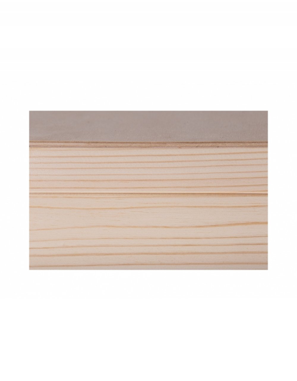 Přírodní dřevěná krabička 15x15x6 cm