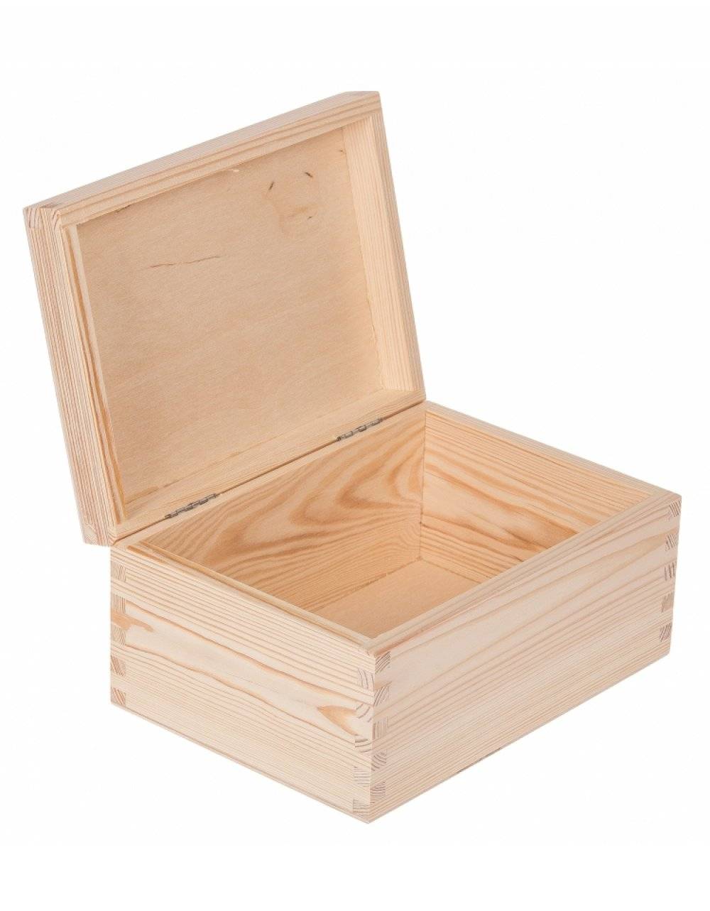 Přírodní dřevěná krabička 22x16x10 cm