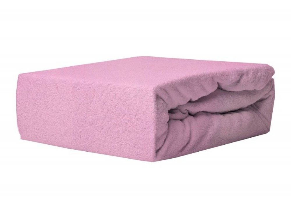 Prostěradlo LUX 180x80 cm frote růžová Prostěradlo LUX 180x80 cm frote růžová
