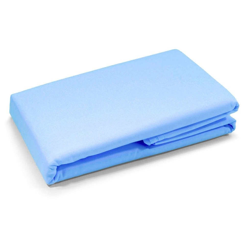 Prostěradlo LUX 120x60 cm bavlna, modrá