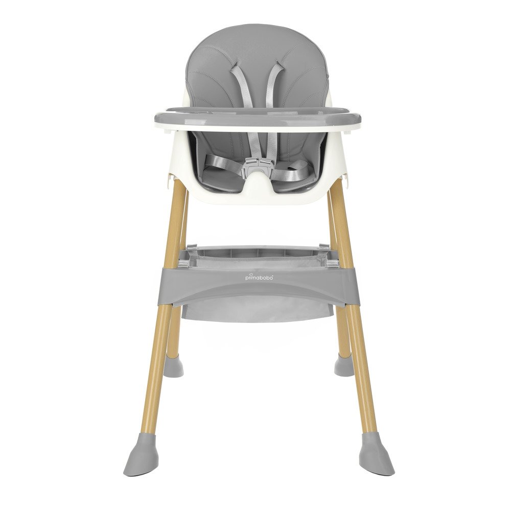 Skládací jídelní židlička Adélka, pro děti od 6 měsíců, odnímatelný potah sedáku, nastavitelný pultík, 5 bodové bezpečnostní pásy, přestavitelná na nízkou židličku, maximální pohodlí při jídle