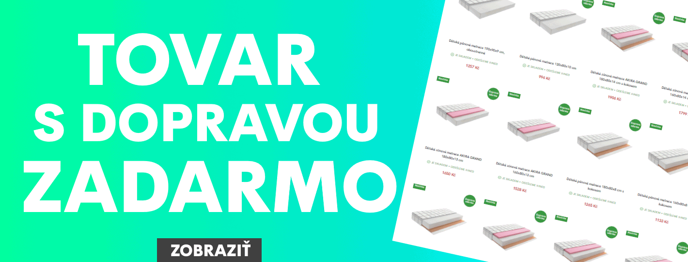 TOVAR S DOPRAVOU ZADARMO